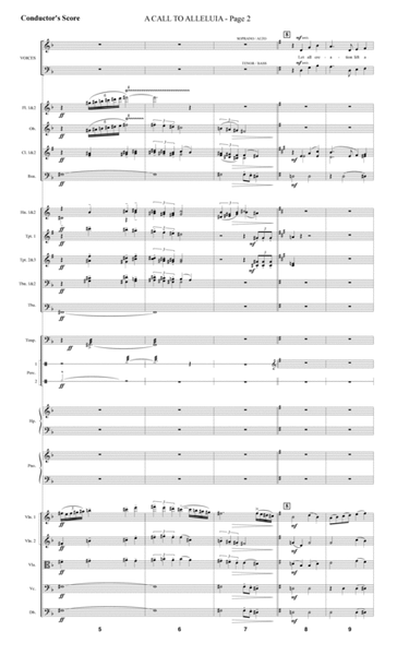 A Call to Alleluia (Full Orchestra) - Full Score