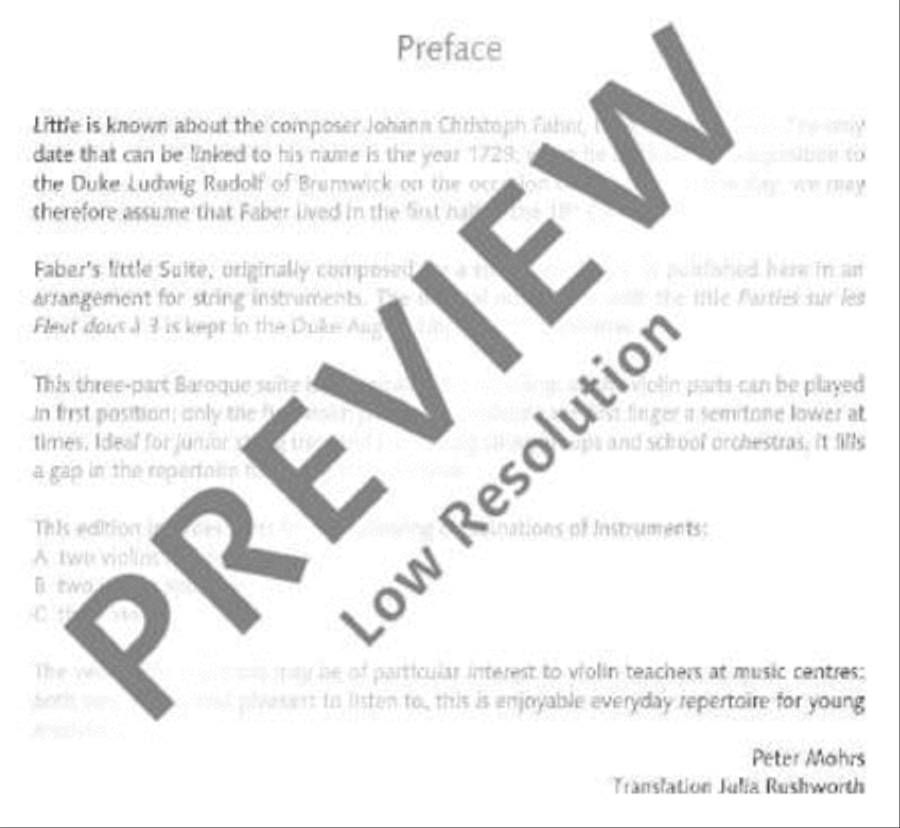 Suite G major Cello scores gallery preview page 3