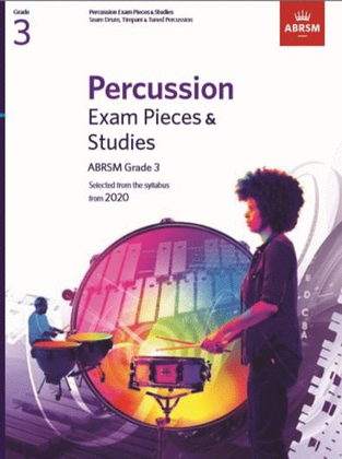 Percussion Exam Pieces & Studies, ABRSM Grade 3