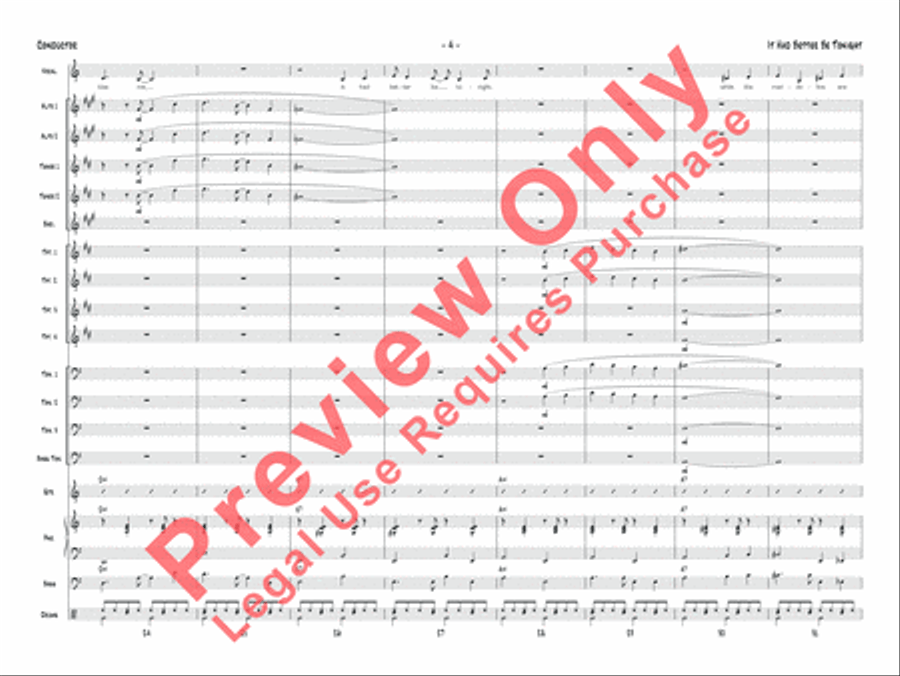 It Had Better Be Tonight It Had Better Be Tonight Jazz Ensemble scores gallery preview page 25