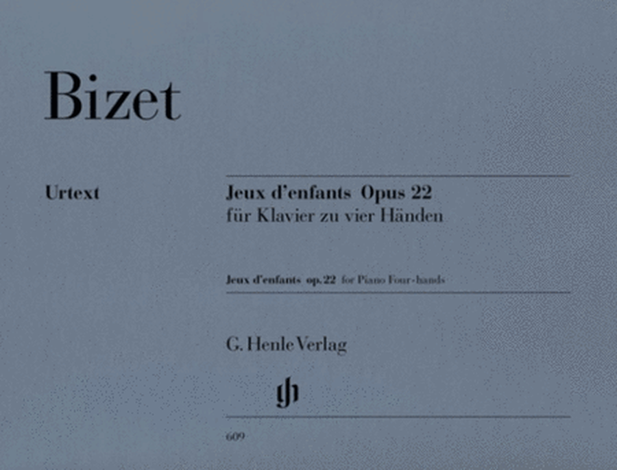 Bizet - Jeux Denfants Op 22 Piano Duet Urtext