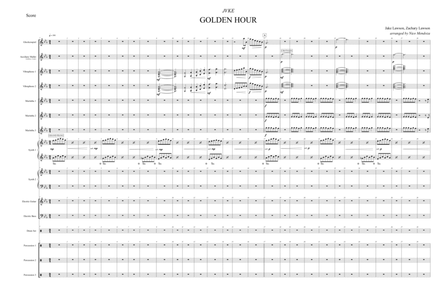 Golden Hour Glockenspiel scores gallery preview page 1