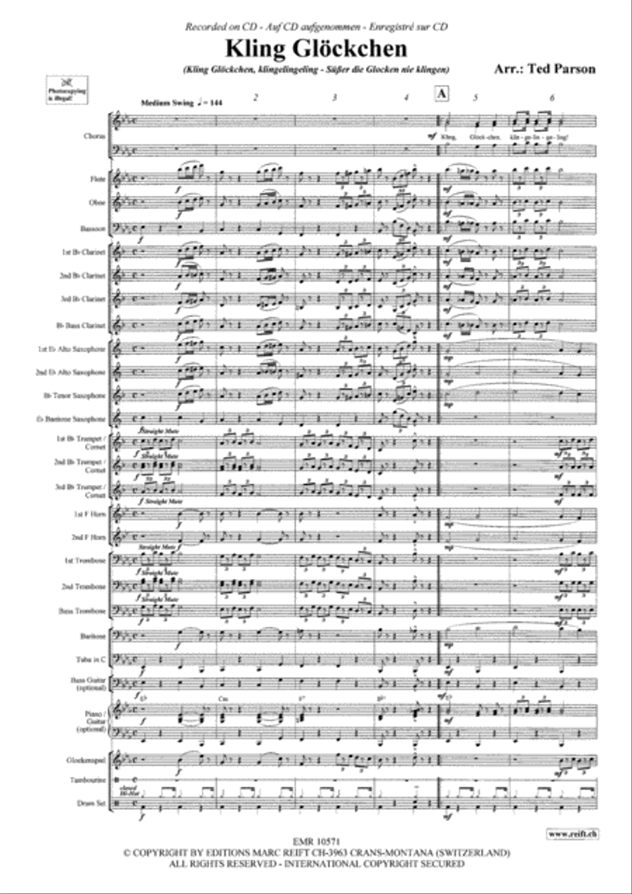 Kling Glöckchen 4-Part scores gallery preview page 4