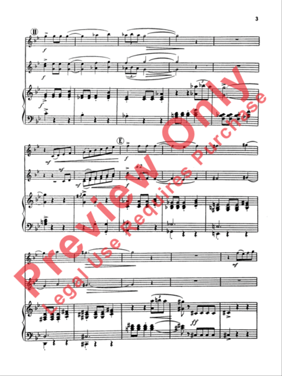 Trumpets of Spain Trumpet Trio scores gallery preview page 4