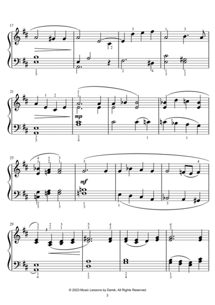 BEST OF MOZART (15 TUNES) - Sheet Music Collection [EASY PIANO] image number null
