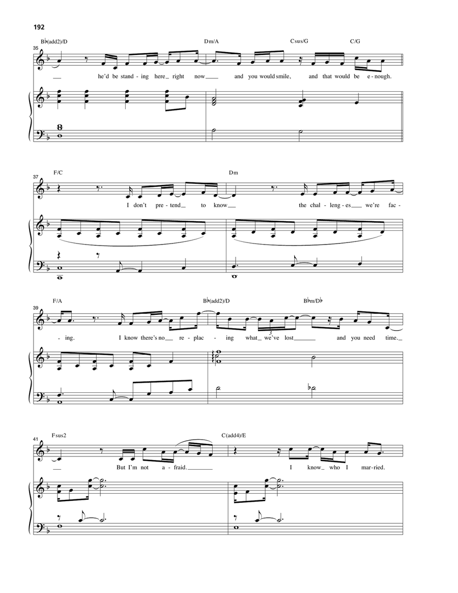 It's Quiet Uptown (from Hamilton) Piano, Vocal scores gallery preview page 6