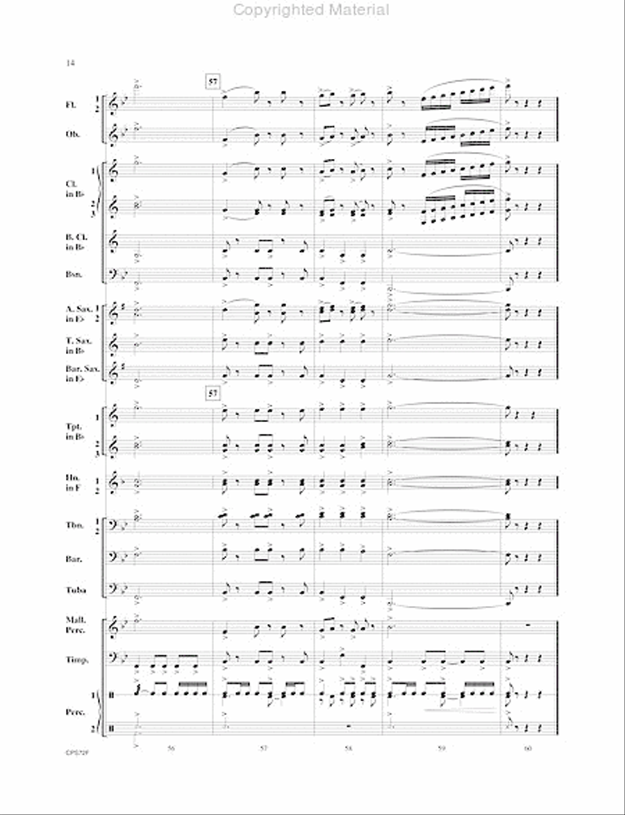 Trilogy Trilogy Concert Band scores gallery preview page 15