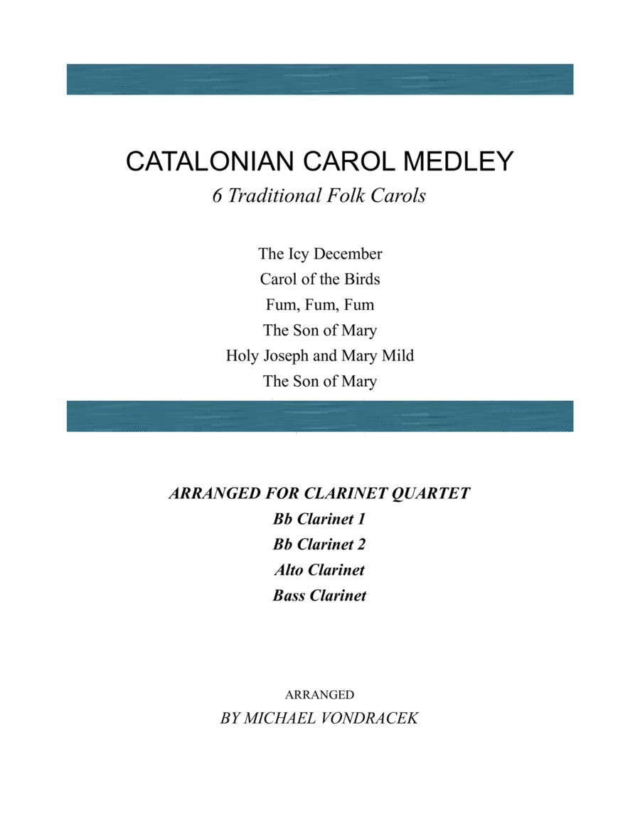 CATALONIAN CAROL MEDLEY image number null