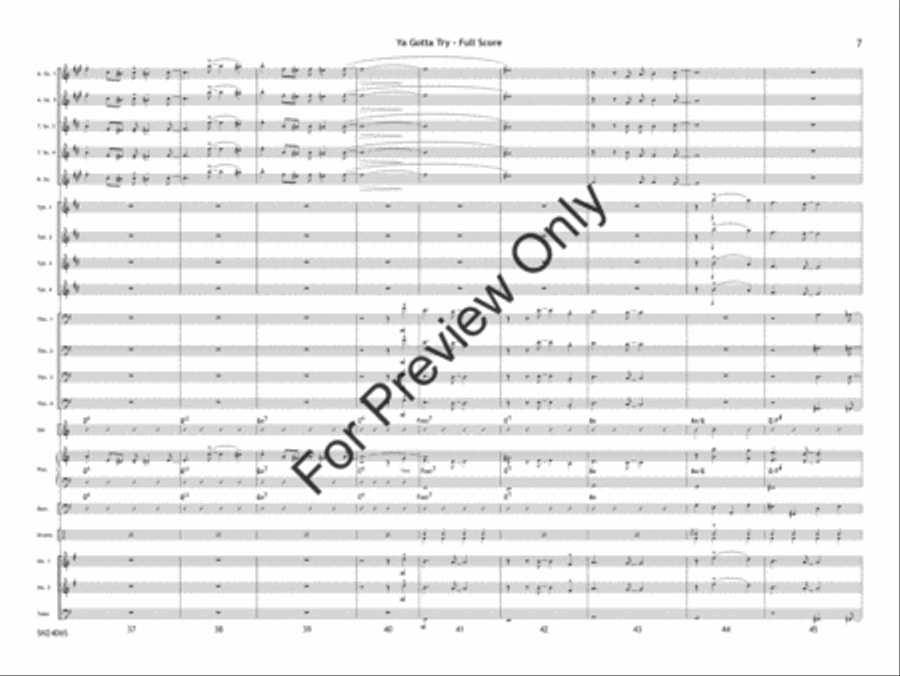 Ya Gotta Try Jazz Ensemble scores gallery preview page 8