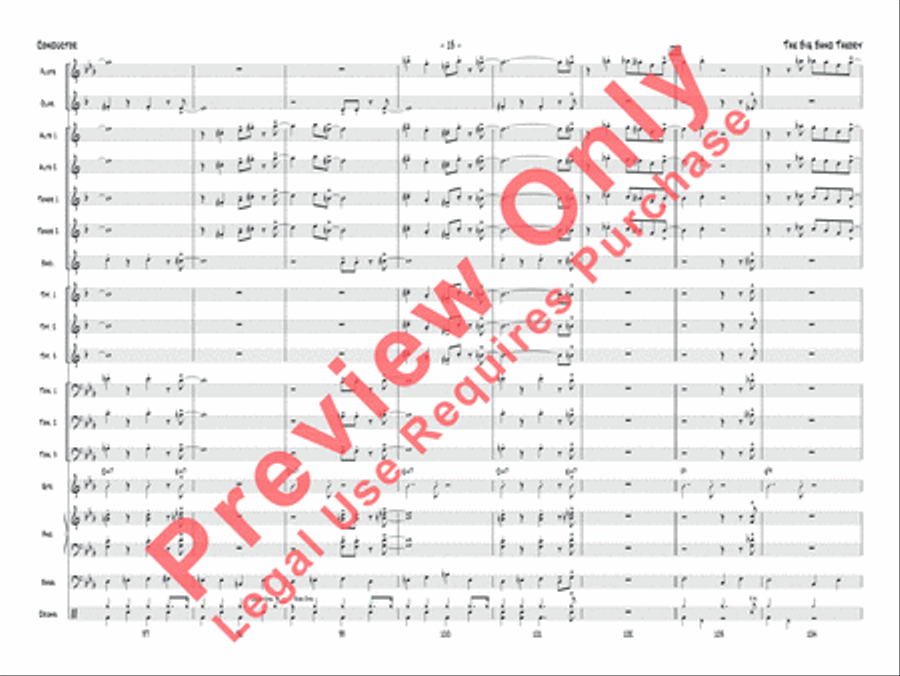 The Big Band Theory Jazz Ensemble scores gallery preview page 14