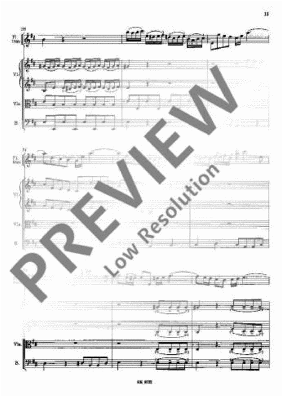 Concerto D major Concerto D major String Orchestra scores gallery preview page 14