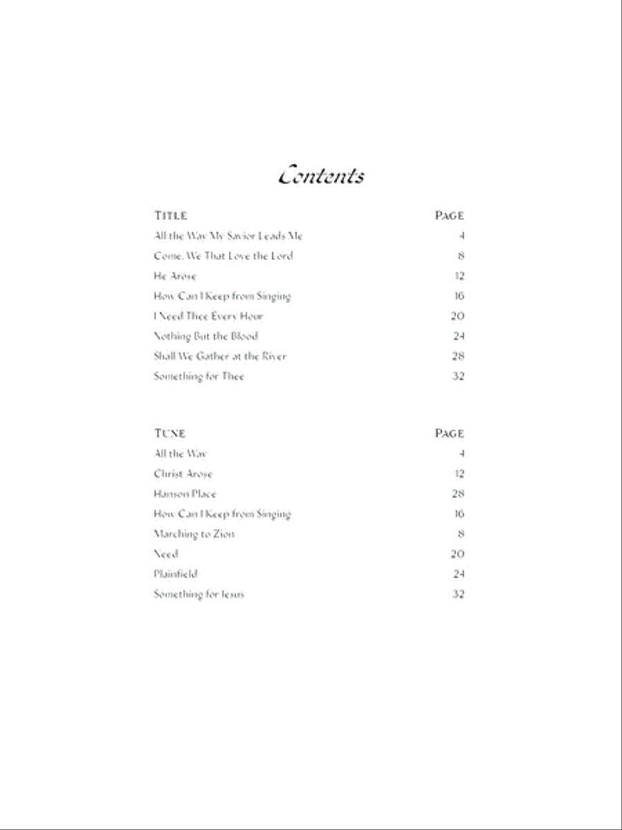 I Need Thee Every Hour I Need Thee Every Hour Organ scores gallery preview page 5