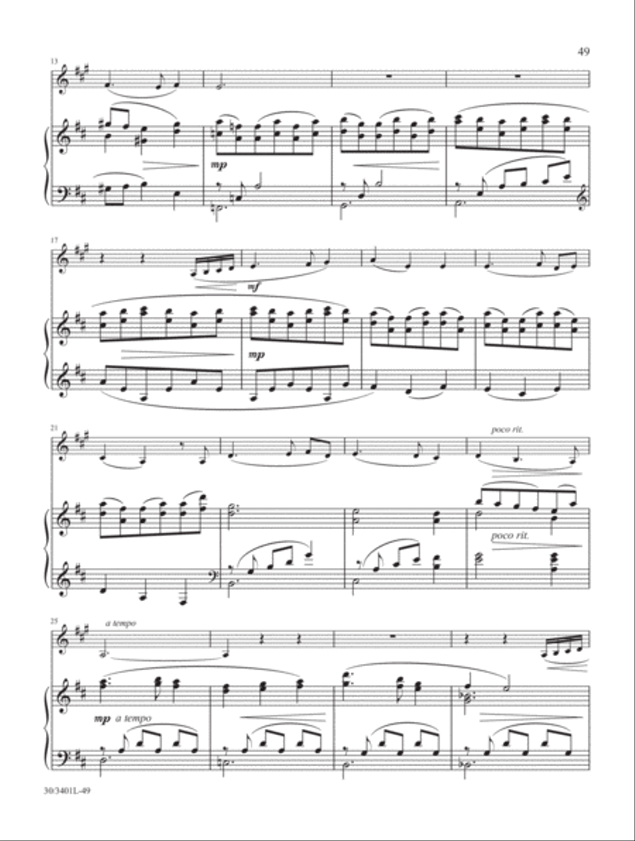 French Horn Solos for Worship, Vol. 2 Piano scores gallery preview page 21