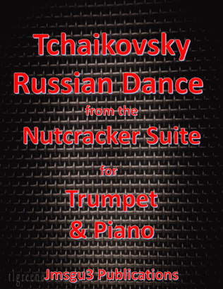 Book cover for Tchaikovsky: Russian Dance from Nutcracker Suite for Trumpet & Piano