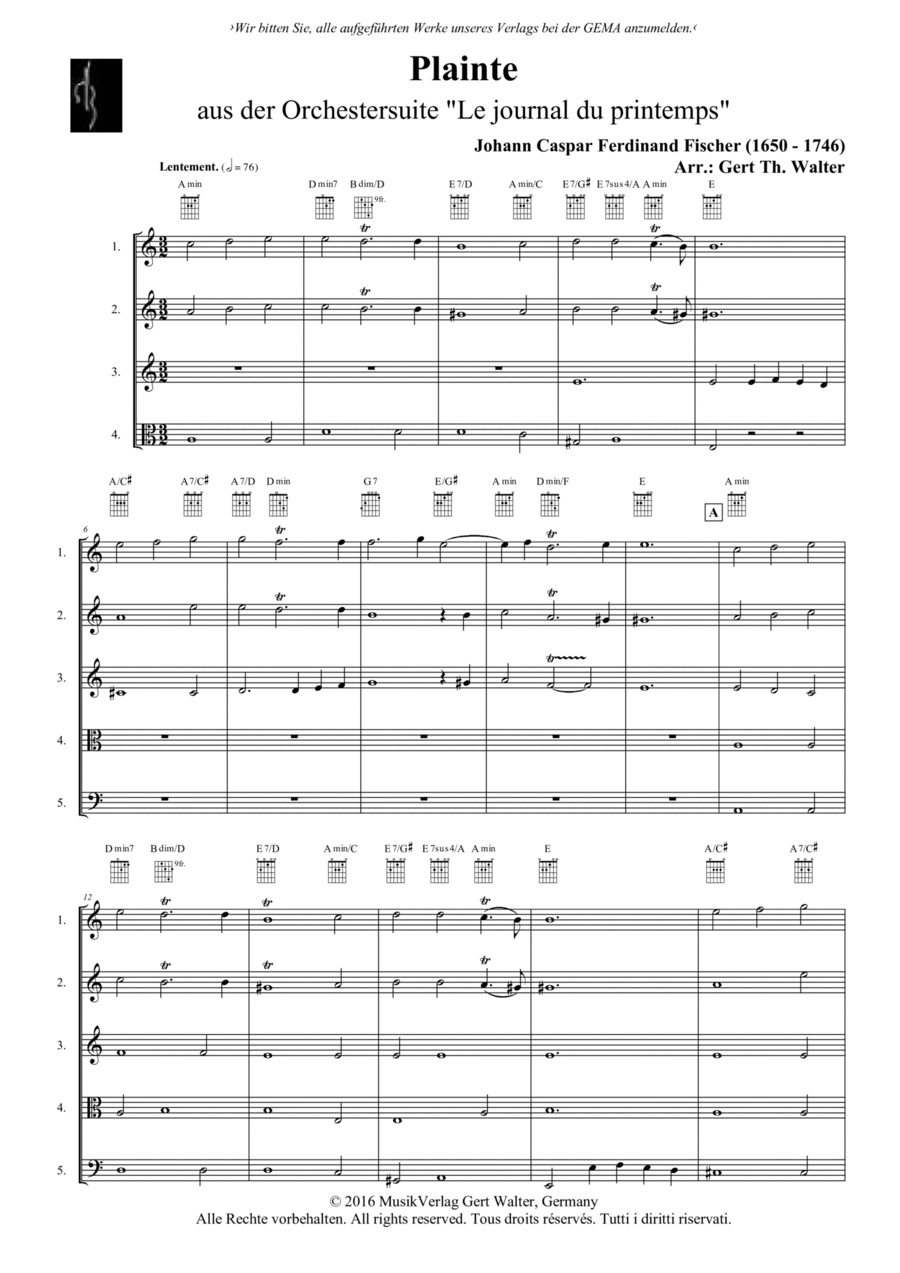 Plainte School and Community scores gallery preview page 1