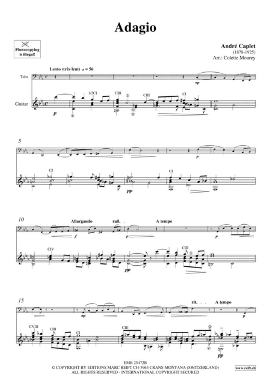 Adagio Adagio Tuba scores gallery preview page 4