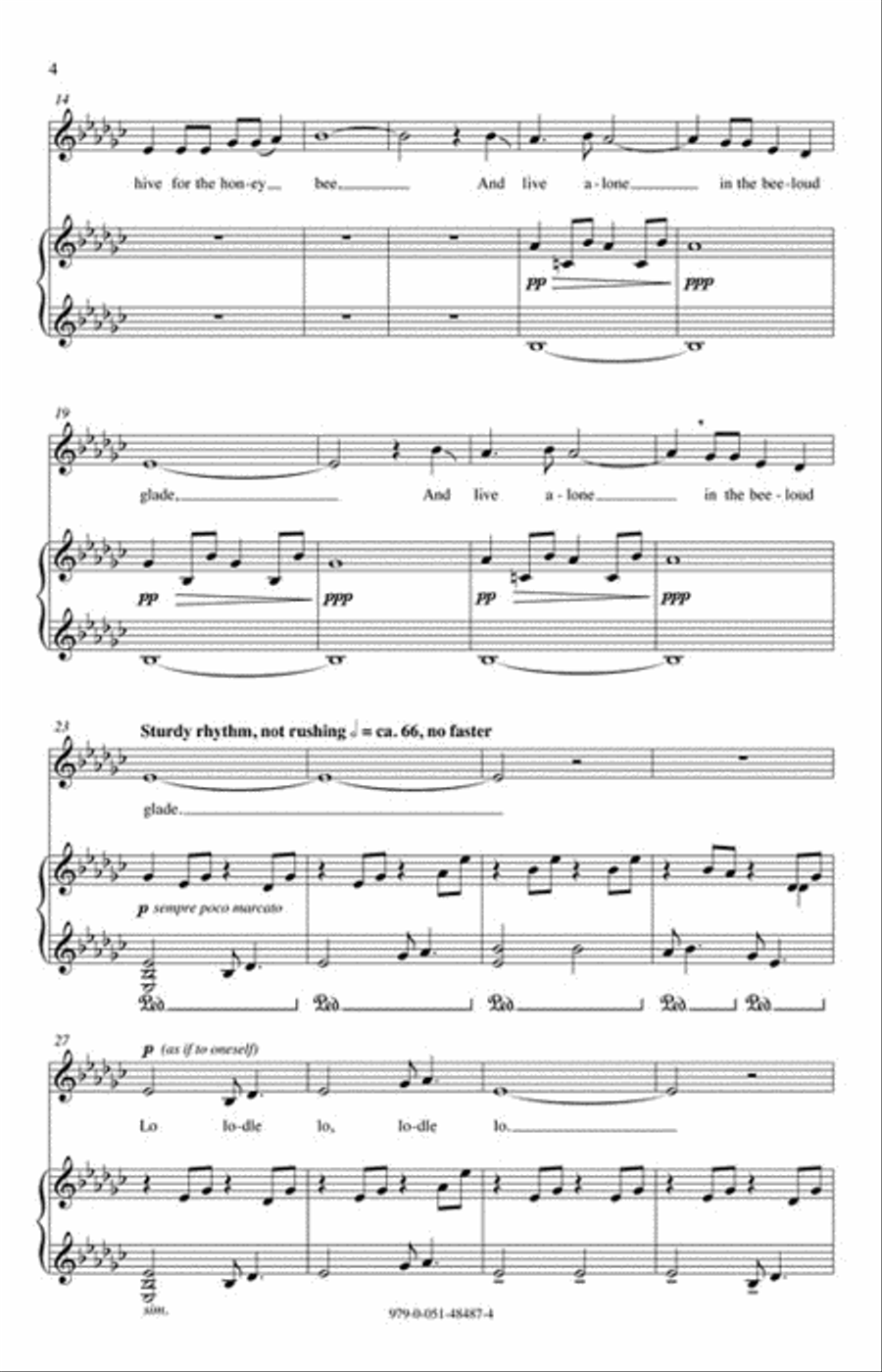 I Will Arise and Go I Will Arise and Go 4-Part scores gallery preview page 3