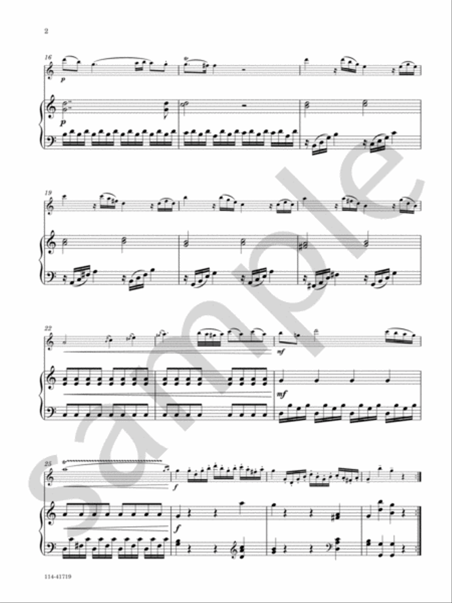 Sonata In C, K. 545 Chamber Music scores gallery preview page 4