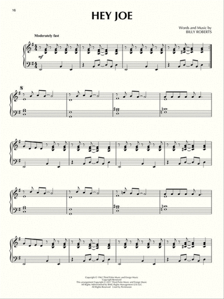 Jimi Hendrix - All Jazzed Up! Piano Solo scores gallery preview page 4