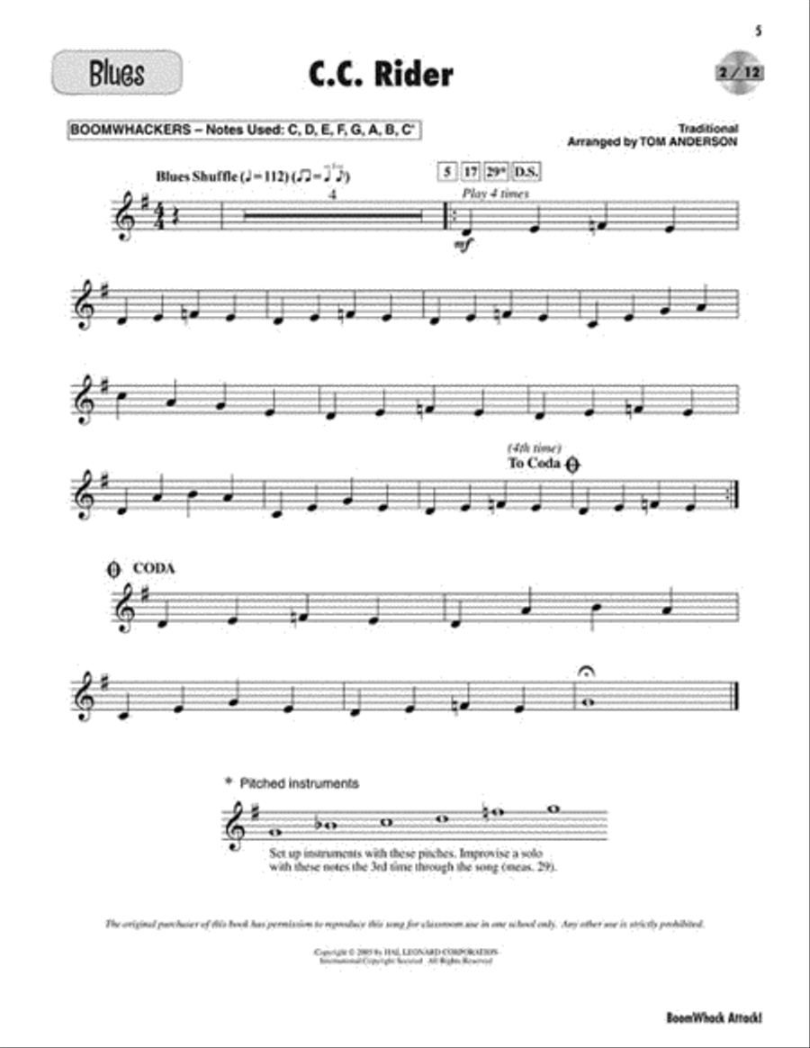 BoomWhack Attack! Choir scores gallery preview page 2