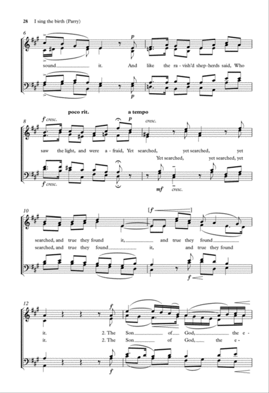 An Edwardian Carol Book 4-Part scores gallery preview page 4