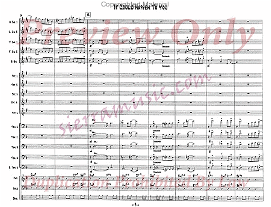 It Could Happen to You Jazz Ensemble scores gallery preview page 4