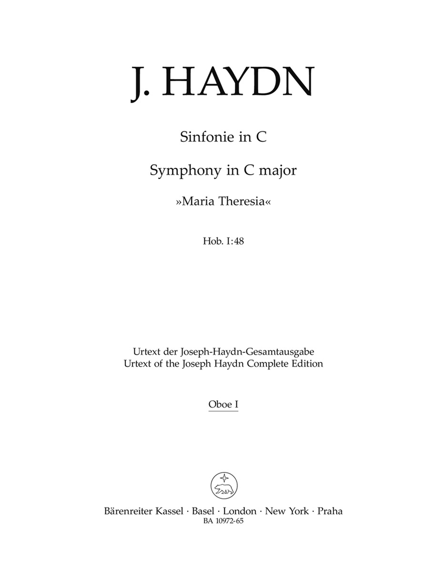 Symphony C major Hob. I:48 