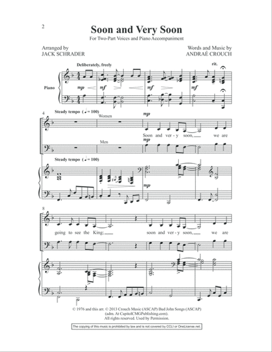 Essential Two-Part Anthems, Vol. 2 2-Part scores gallery preview page 4