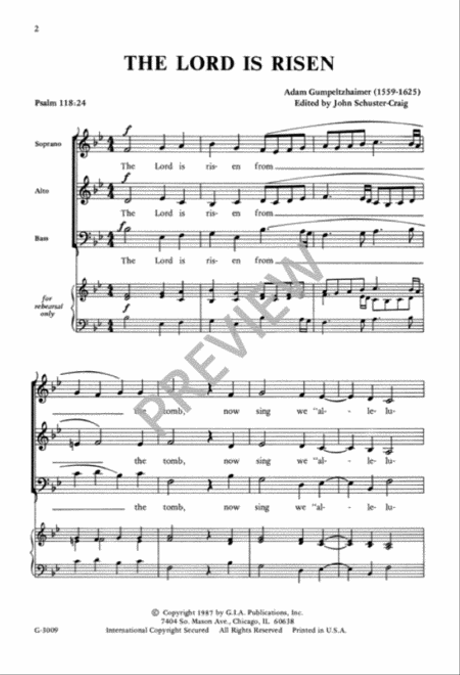 The Lord Is Risen The Lord Is Risen 3-Part scores gallery preview page 3