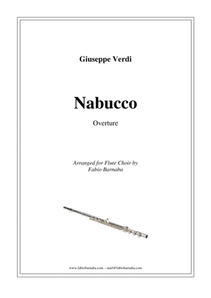 Book cover for Nabucco - Overture for Flute Choir