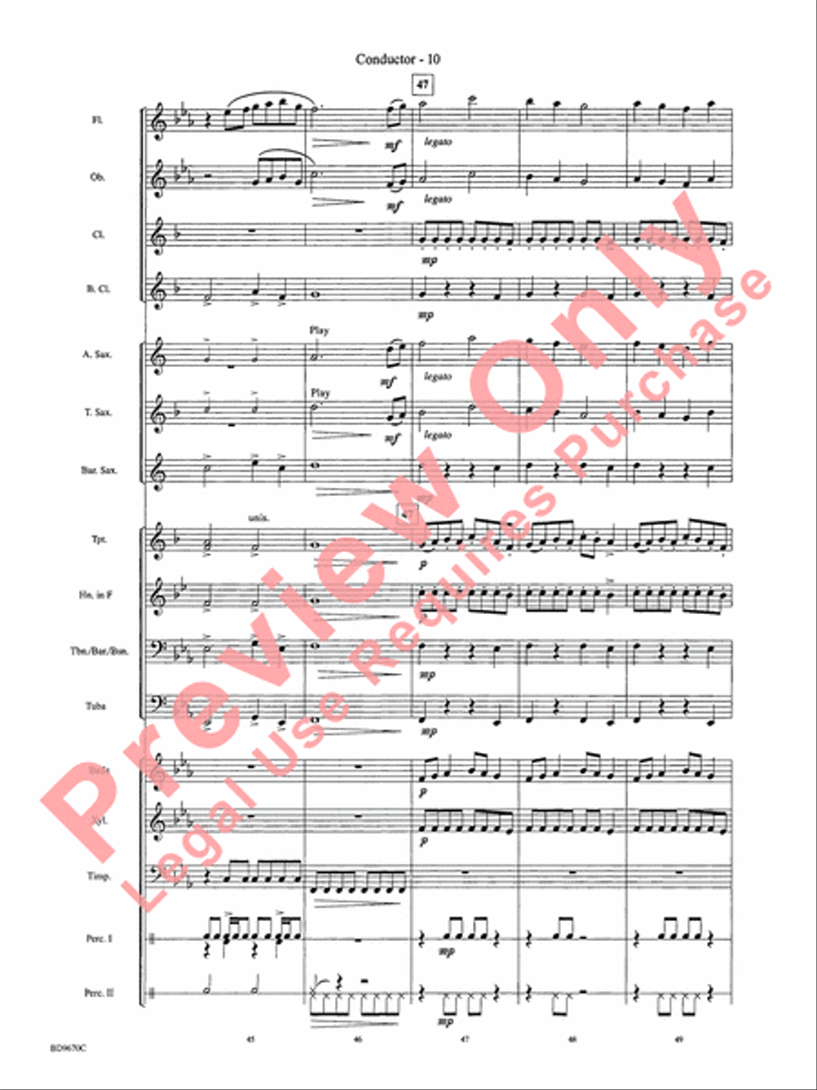 Engines of Resistance Concert Band scores gallery preview page 13