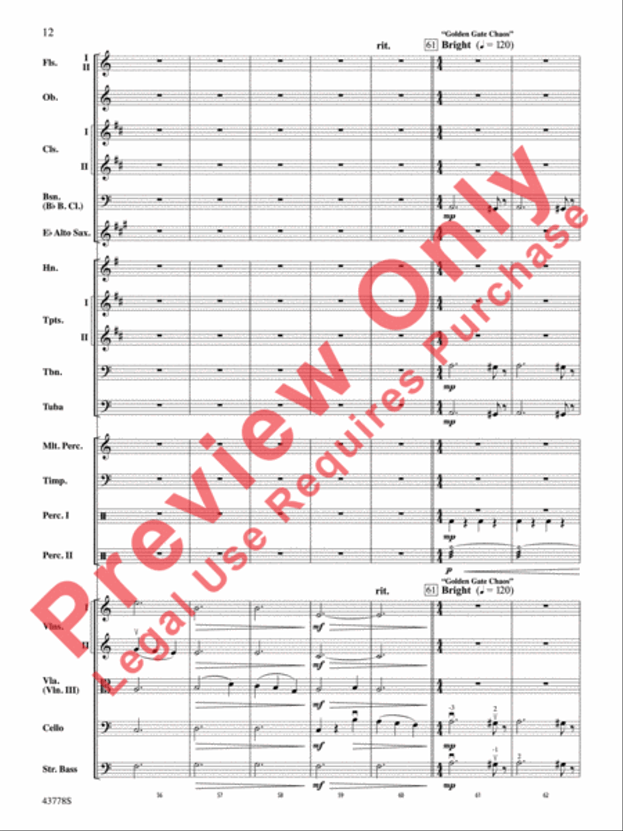 Godzilla Full Orchestra scores gallery preview page 13