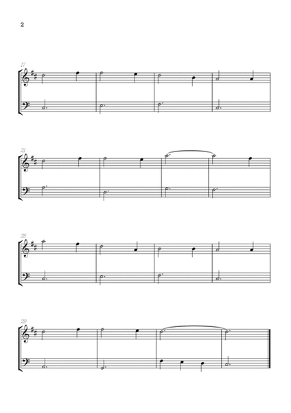 Amazing Grace • super easy trumpet and trombone sheet music image number null