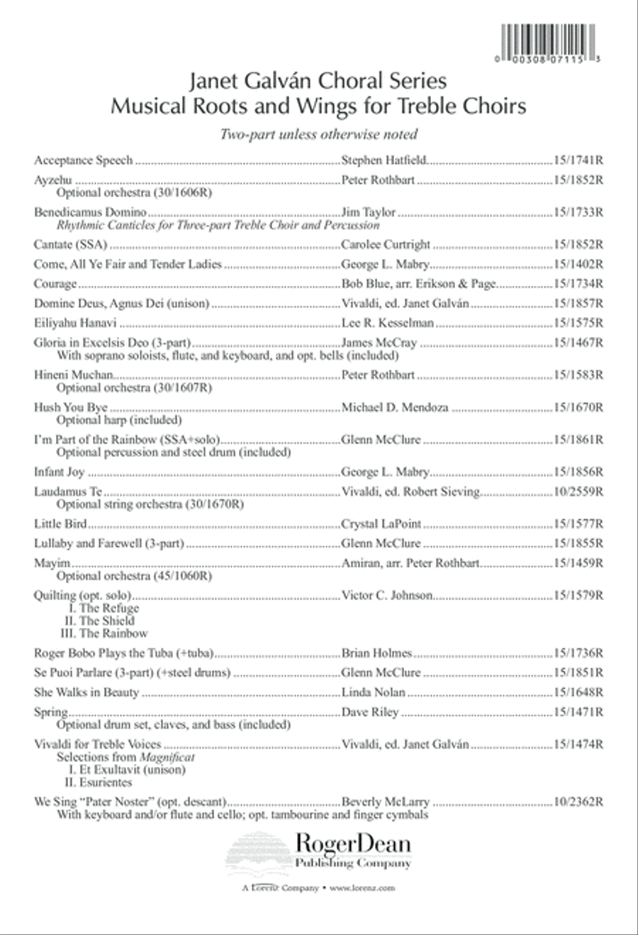 Cantate SSA scores gallery preview page 12