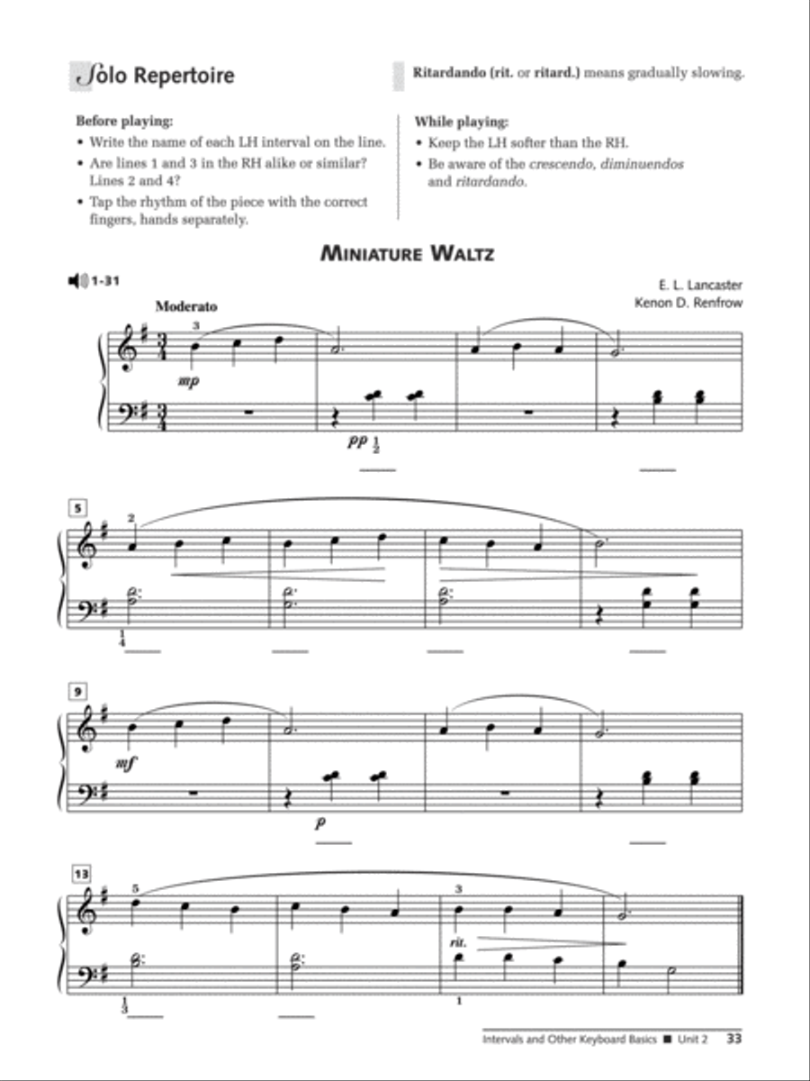 Alfred's Group Piano for Adults Student Book, Book 1 Piano Method scores gallery preview page 8