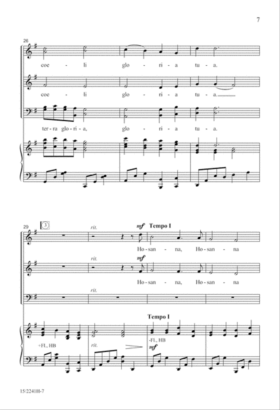 Sanctus 4-Part scores gallery preview page 8