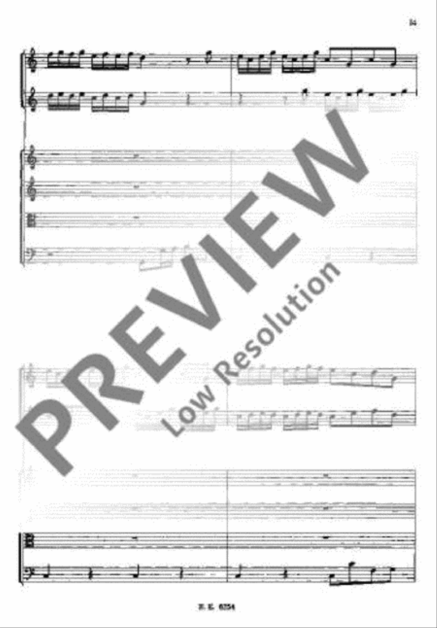 Concerto C major Trumpet Duet scores gallery preview page 18