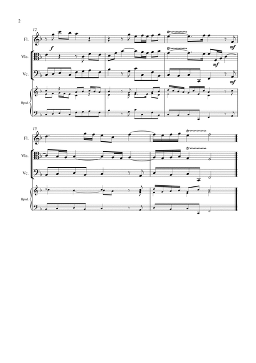 Trio for Flute, Viola & Continuo image number null