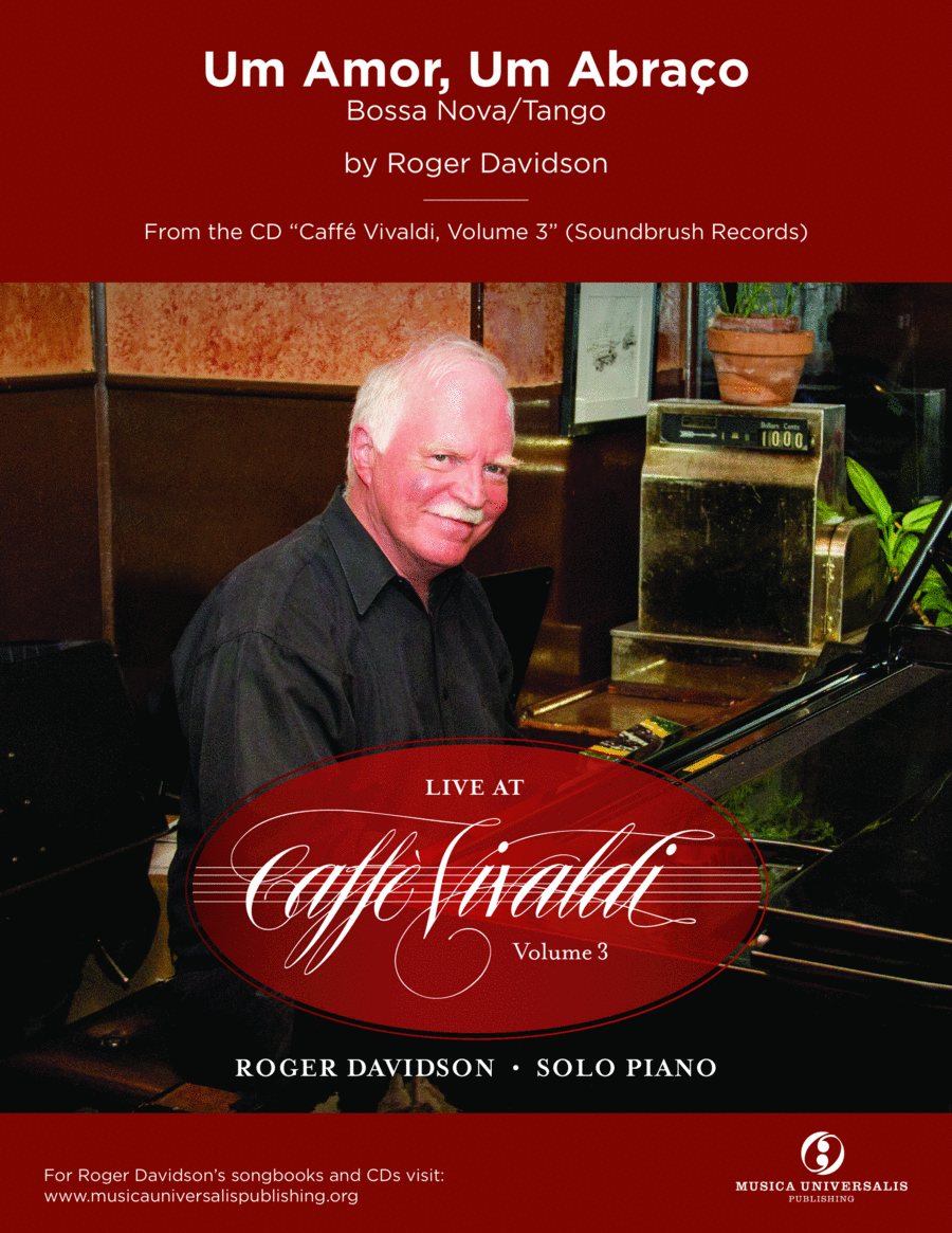Um Amor, Um Abraço (Bossa Nova/Tango) by Roger Davidson Flute scores gallery preview page 1