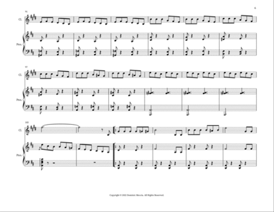 My Name Is John Wellington Wells Woodwind Duet scores gallery preview page 6