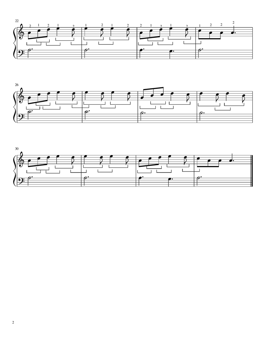 Brian Boru's March: Elementary Small Harp Harp scores gallery preview page 3