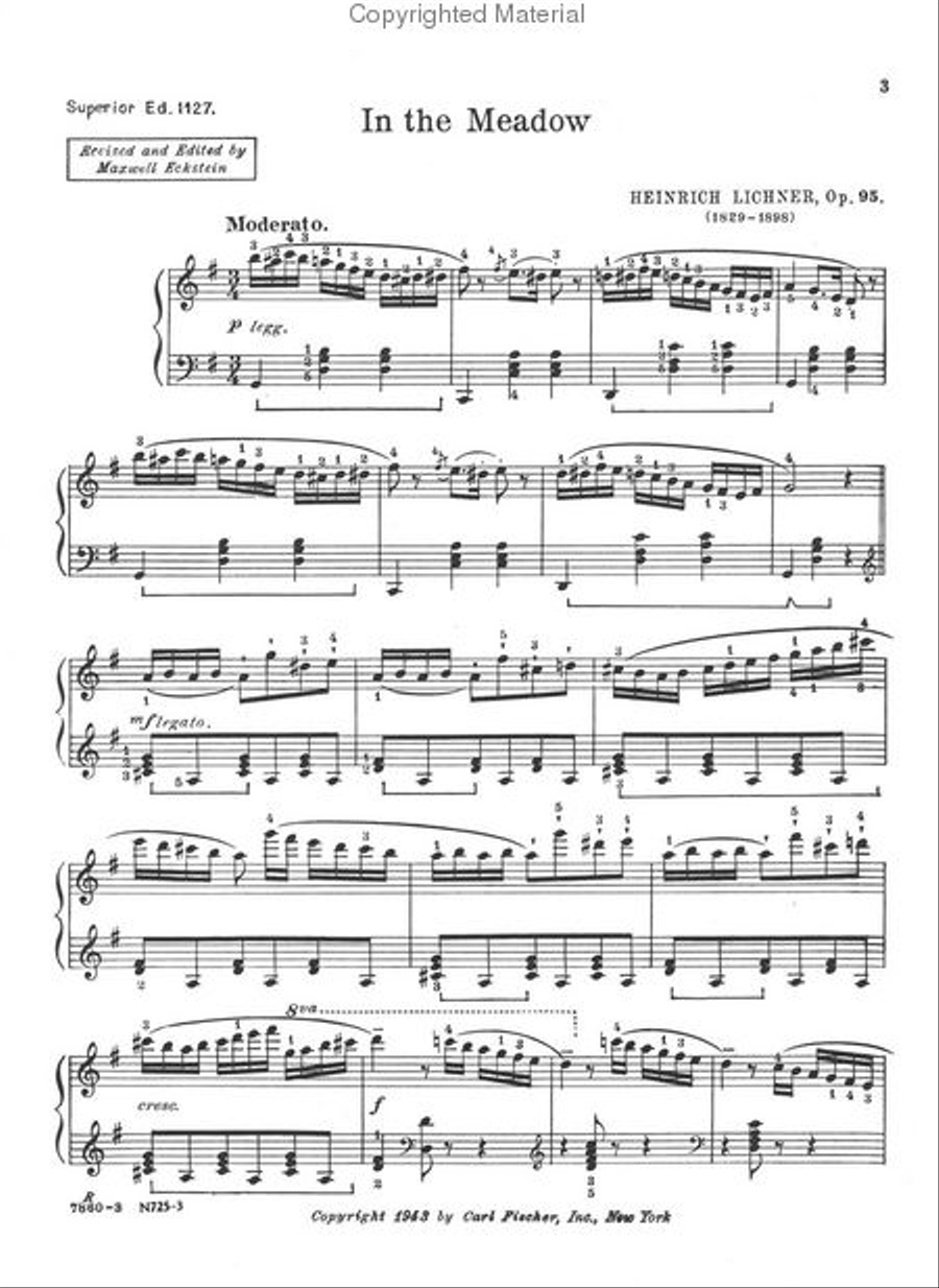 In the Meadow Piano Solo scores gallery preview page 2