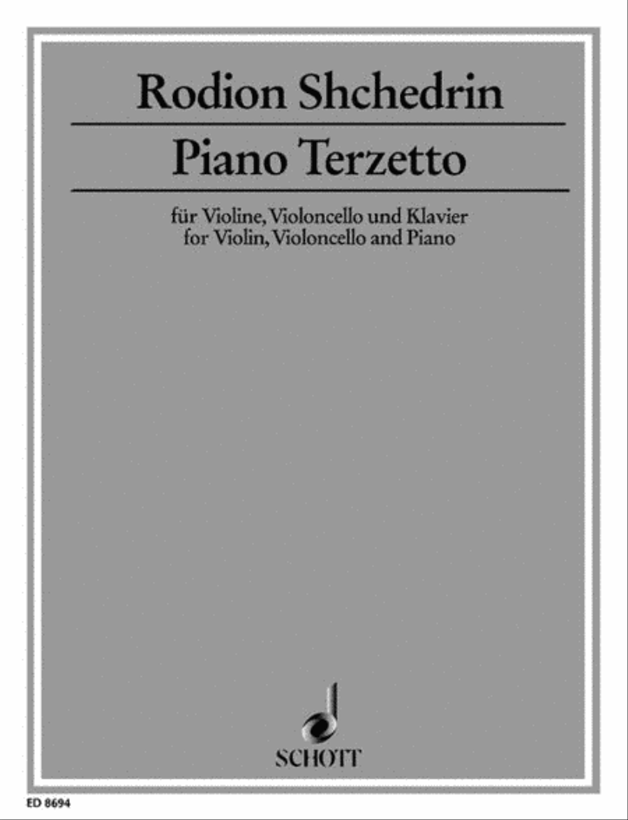 Piano Terzetto Piano Trio scores gallery preview page 1