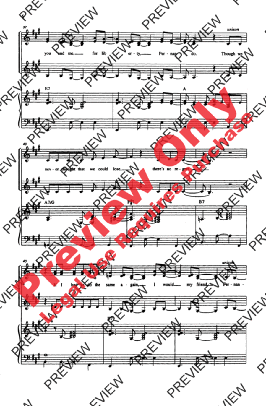 ABBA Forever! ABBA Forever! Women's Choir scores gallery preview page 6