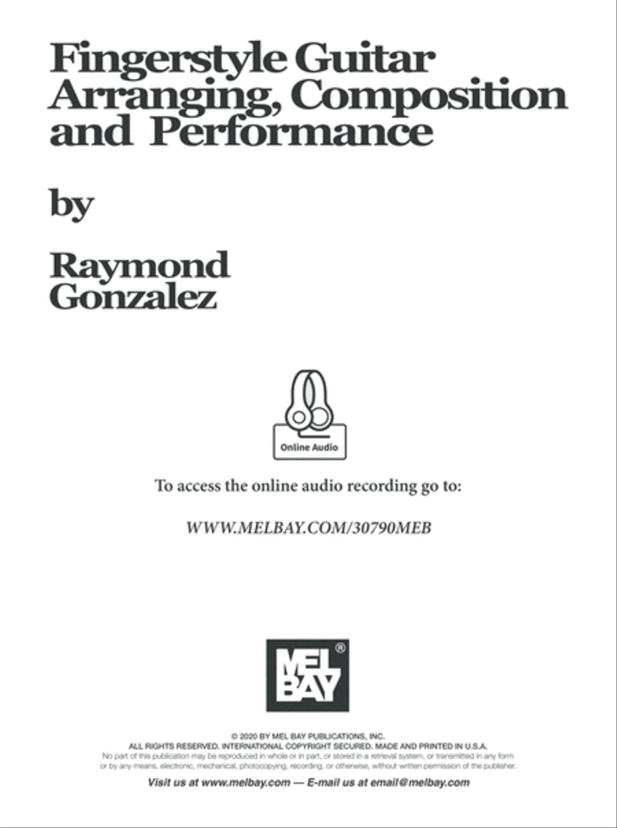 Fingerstyle Guitar Arranging, Composition and Performance Classical Guitar scores gallery preview page 2