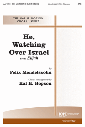 Book cover for He, Watching Over Israel