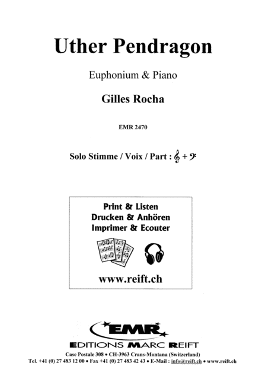 Uther Pendragon Euphonium scores gallery preview page 2