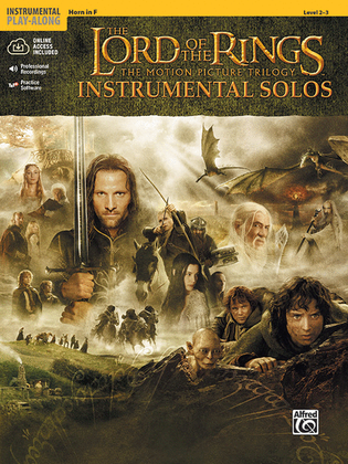 Book cover for The Lord of the Rings - Instrumental Solos (Horn in F)
