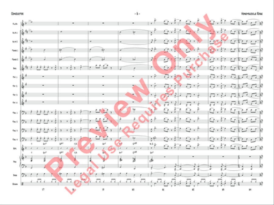 Honeysuckle Rose Jazz Ensemble scores gallery preview page 11