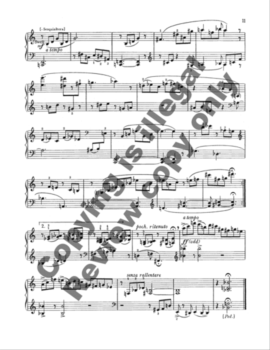 Five Voluntaries for Organ Manuals Organ scores gallery preview page 5